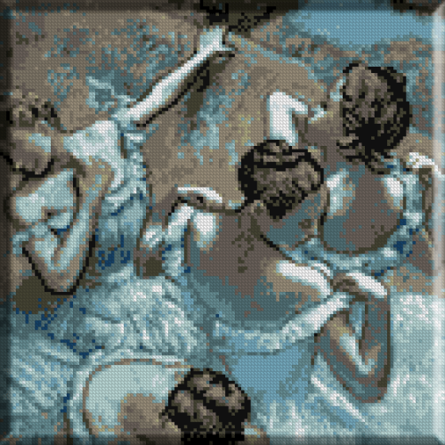535.Degas - Dansatoare in albastru