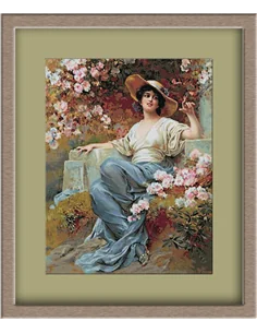 3282.Fernand Toussaint.Među leptirima i cvećem