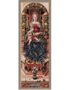 Set goblen 3309.Carlo Crivelli.Madonna della Candeletta