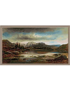 3314. Carl Millner. on the lake