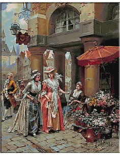 1794.Henry Victor Lesur - Piata de flori