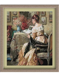 3371. Fernand Toussaint. Olvasó nő