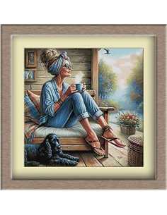 Set goblen 3404.Savoare de cafea
