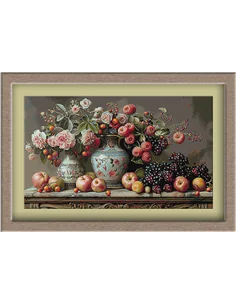 Set goblen 3427.Fructe si flori de vara