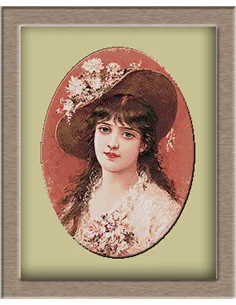 3439. Émile Eisman-Semenowsky. Hat with flowers