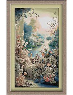 Set goblen 3475.Vise colorate de primavara