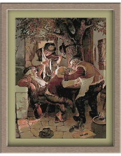 Set goblen 3517.Vechi prieteni