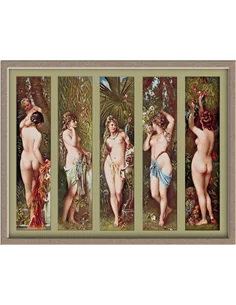 3538. Hans Makart. Az 5 érzék