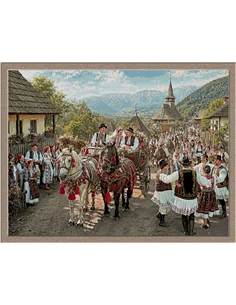 Set goblen 3583.Cristina.Nunta in Bucovina