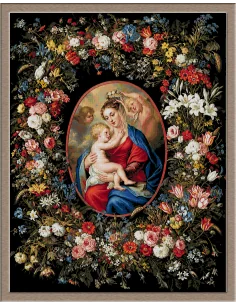 1018.Rubens.A Mária a virágkoszorúban