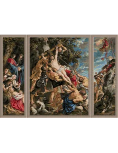 Set goblen 1021.Rubens.Ridicarea crucii (Triptic)