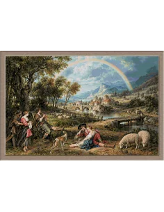 625.Rubens.Tájkép szivárvánnyal